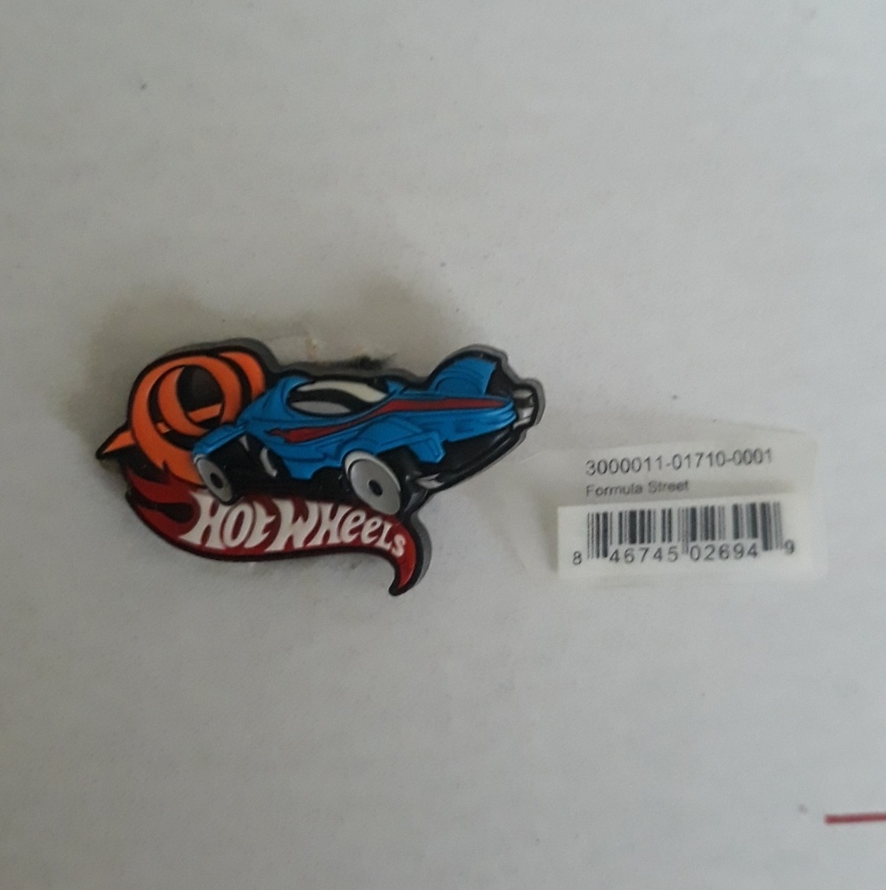 CROCS Jibbitz Hot Wheels Blue Car Charm
